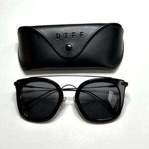 DIFF Sunglasses | Zoey Polarized Sunglasses BK-GR14P